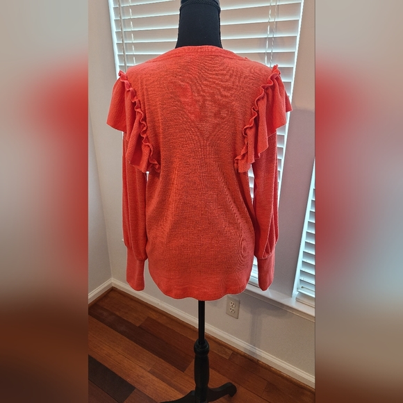 Anthropologie ruffled top - Picture 8 of 11